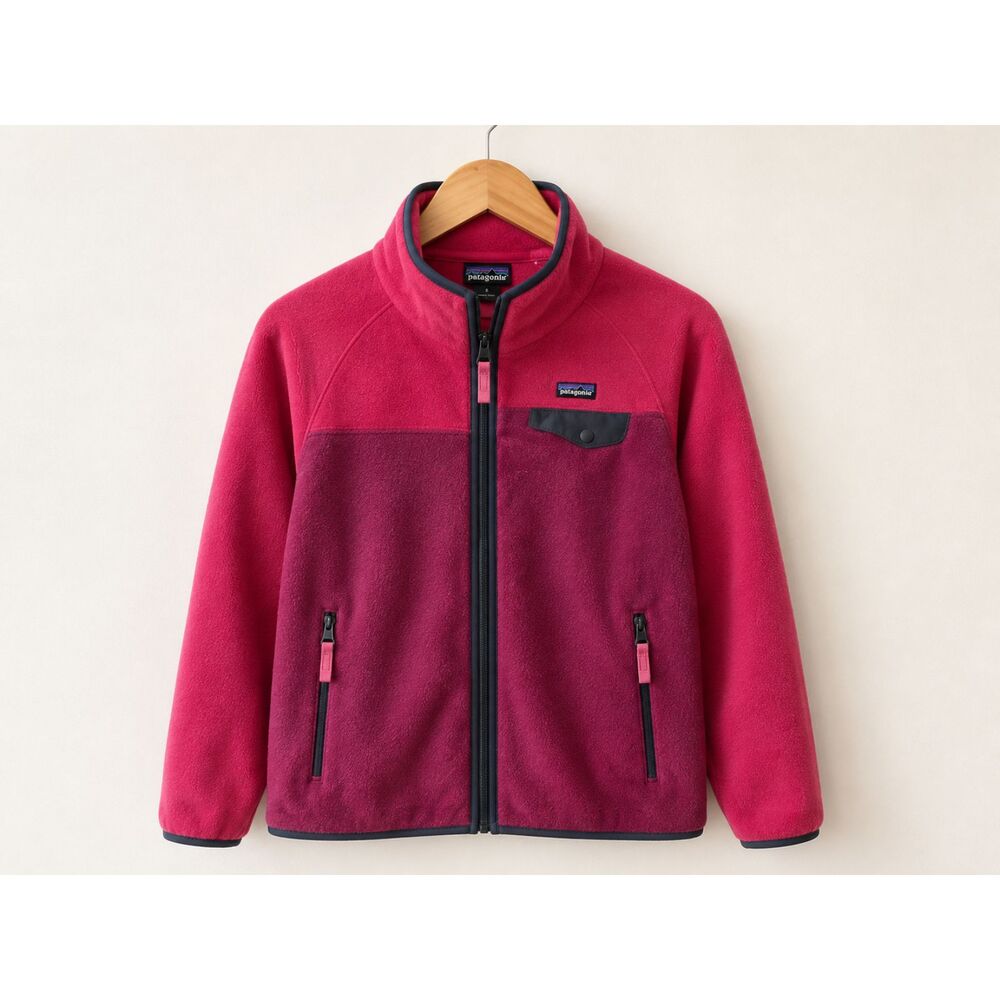 Patagonia Girls XL Better Sweater Fleece Jacket Pink Full Zip